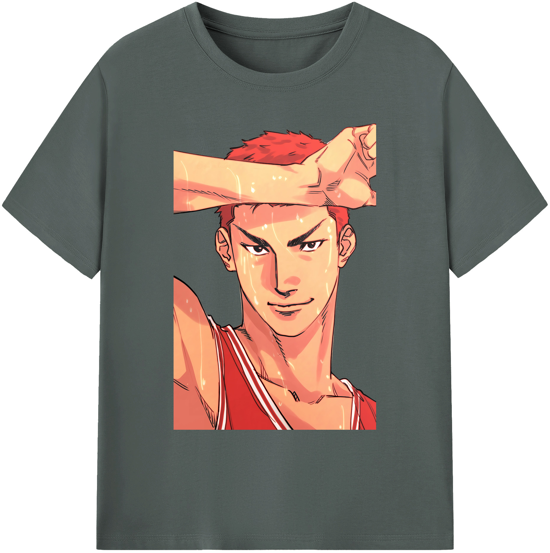 （画像用） SLAM DUNK／スラムダンク 綿100％ メンズ半袖Tシャツ｜肌触りやわらか＆通気性